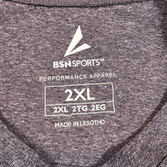 BSN Sports New Trier Trevians Long Sleeve Athletic Long Sleeve Mens 2XL Gray - Picture 6 of 7